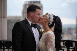 First Look on the Bellevue Hotel Balcony in Philadelphia