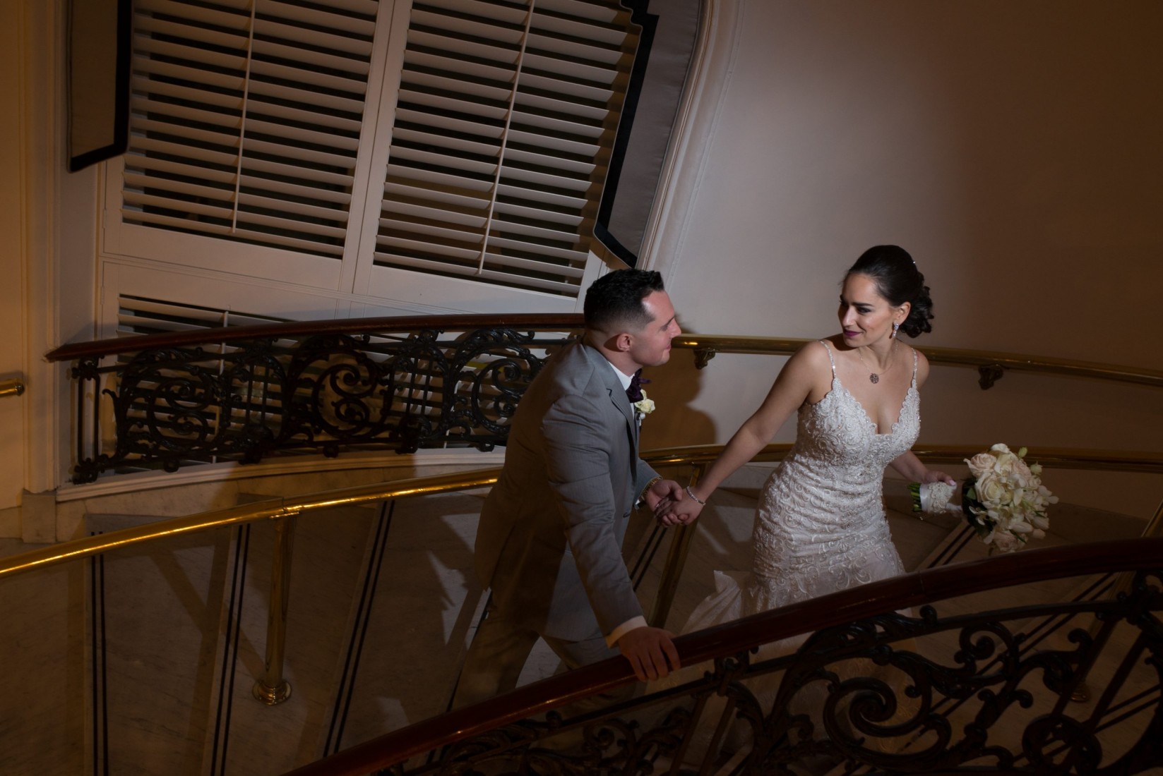  Bellevue Hotel in Philadelphia wedding menu photography