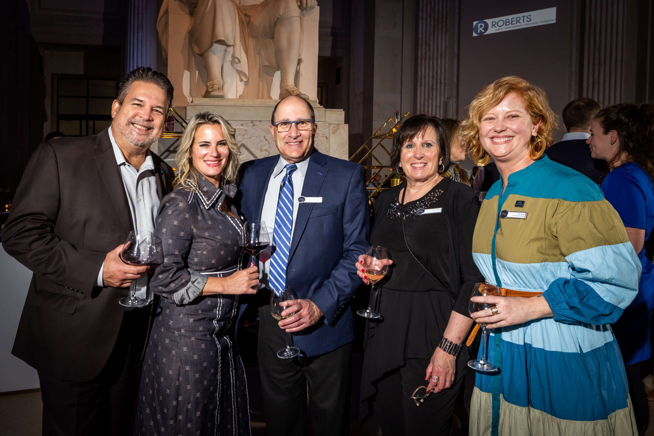candid corporate event photography at Franklin Institute