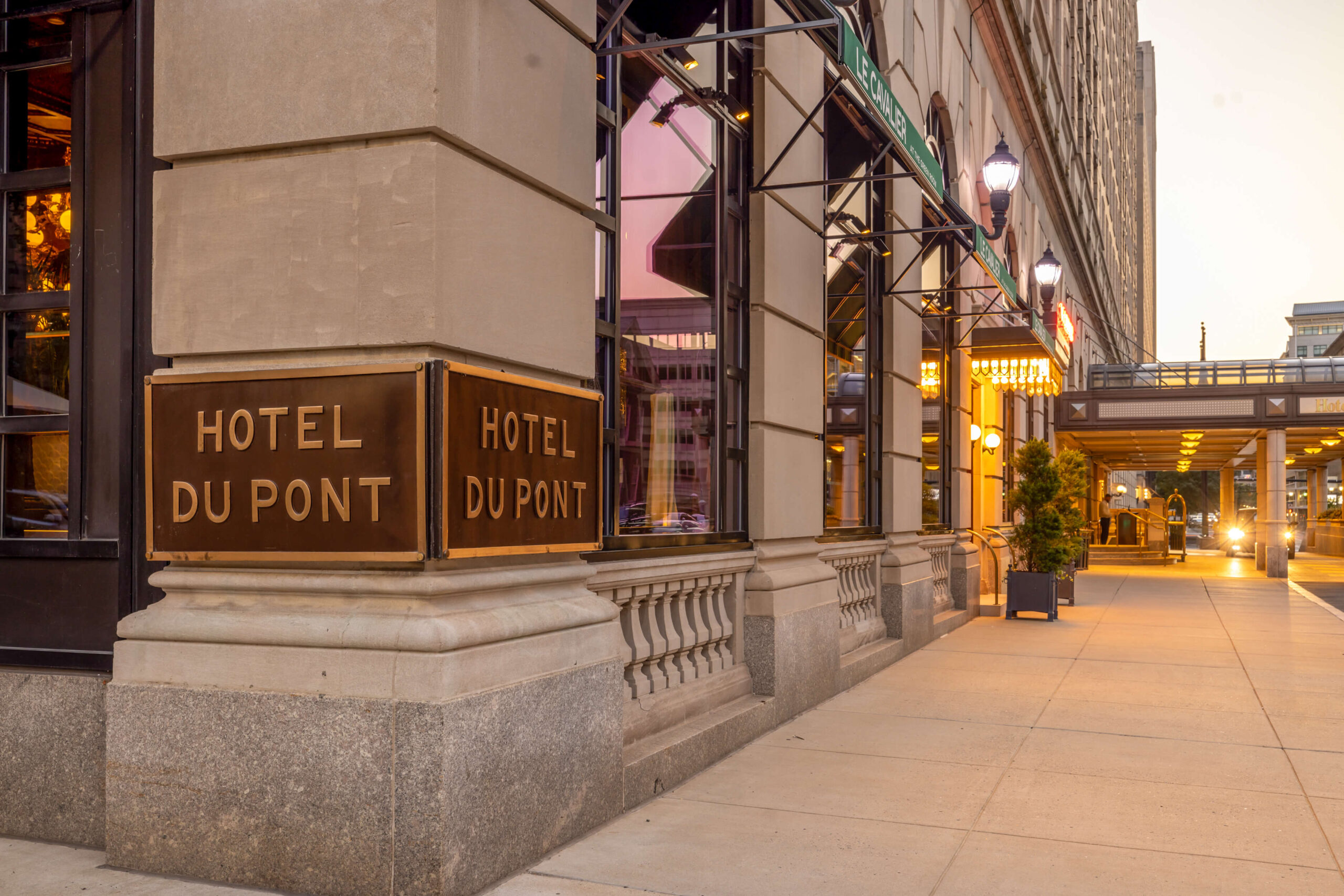 old world chandelier at hotel du pont wedding venue in wilmington