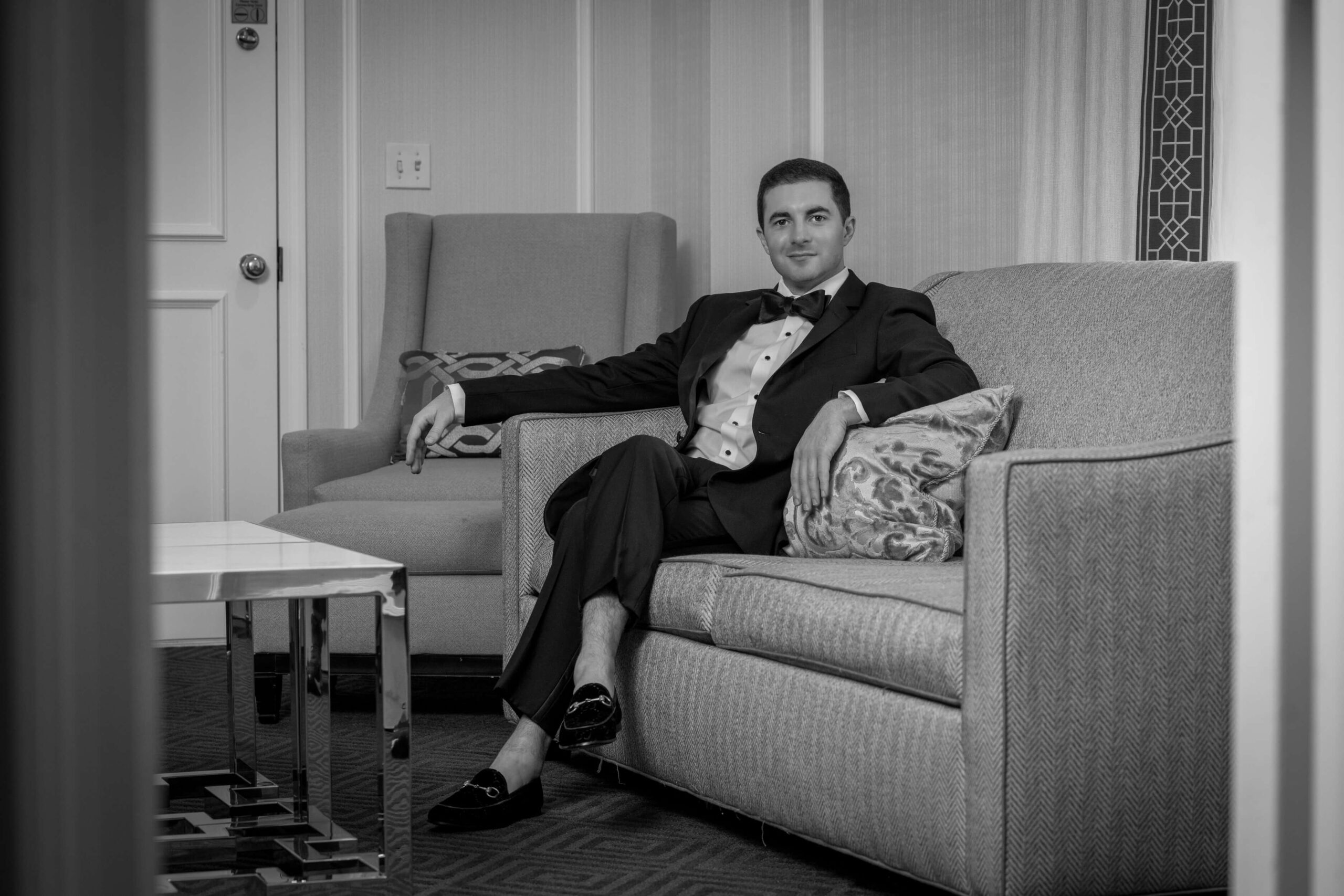 jewish bride and groom at elegant outdoor wedding ceremony in philly