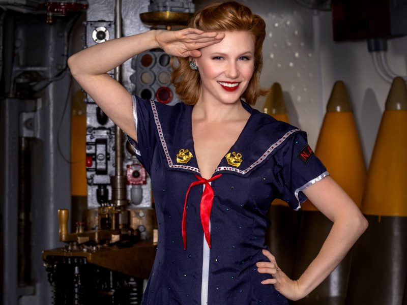 battleship New Jersey photoshoot